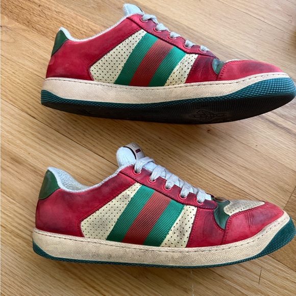 Gucci Screener Red distressed - Picture 3 of 7